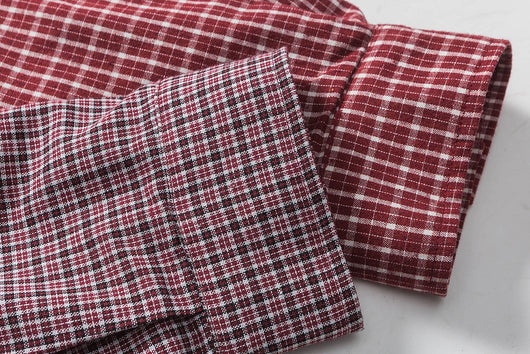 Camisa de Cuadros Patchwork para Hombre - Image 15