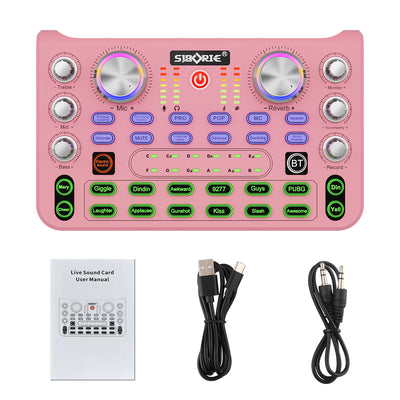 Tarjeta de Sonido X66 M998 Profesional para Karaoke y Presentaciones en Vivo - Image 3