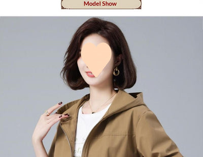 Chaqueta Suelta con Capucha Versátil y Rejuvenecedora - Image 17