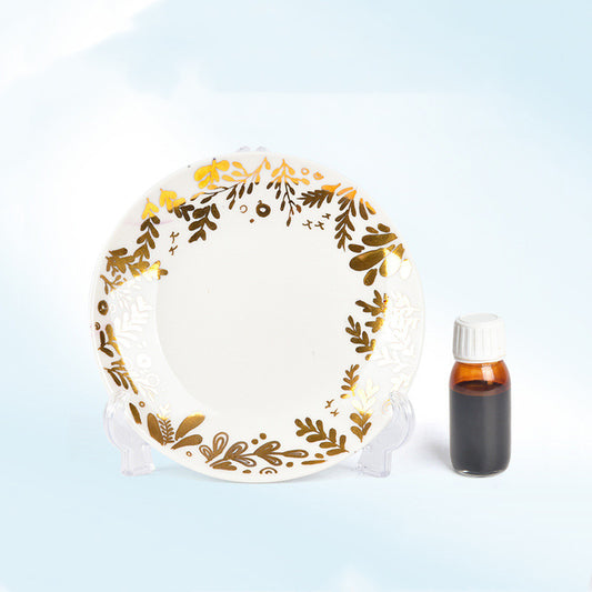 Kit de Pintura Dorada para Cerámica - Herramientas DIY Creativas - Image 2