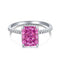 Fashion Sterling Plateado Ring For Women DY120099SWRR No 5