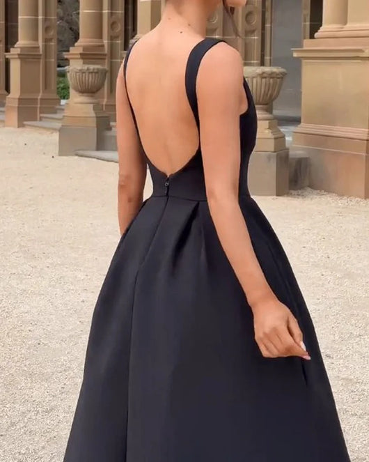 Vestido Sin Mangas Calado con Cintura Ajustada - Image 10