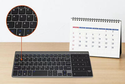 Teclado Inalámbrico Bluetooth Mini 2 con Touchpad y Ratón Integrado - Image 13