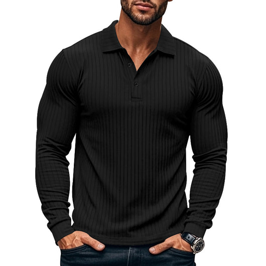 Camisa Casual Clásica para Hombre con Solapa y Botones - Image 8
