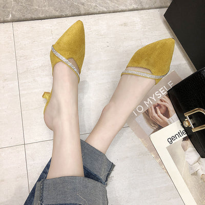 Sandalias y Pantuflas de Tacón Stiletto Puntiagudo para Mujer - Image 3