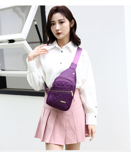 Bolsa Crossbody Acolchada para Mujer - Diseño Rombo Elegante - Image 20