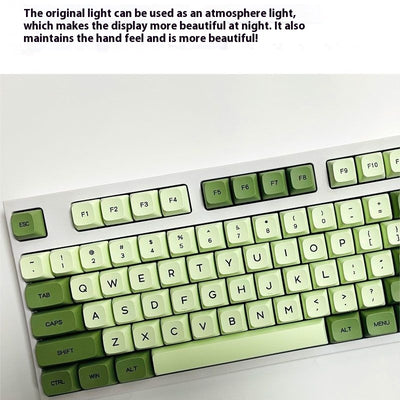 Teclado Mecánico 124 Teclas Matcha - Keycaps PBT Sublimados - Image 28