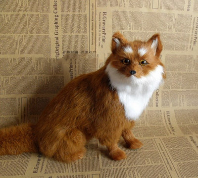 Peluche Zorro Amarillo Simulación de Animales - Image 3