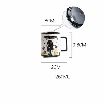 Taza Navideña Grande de Cerámica para Hombre - Image 4