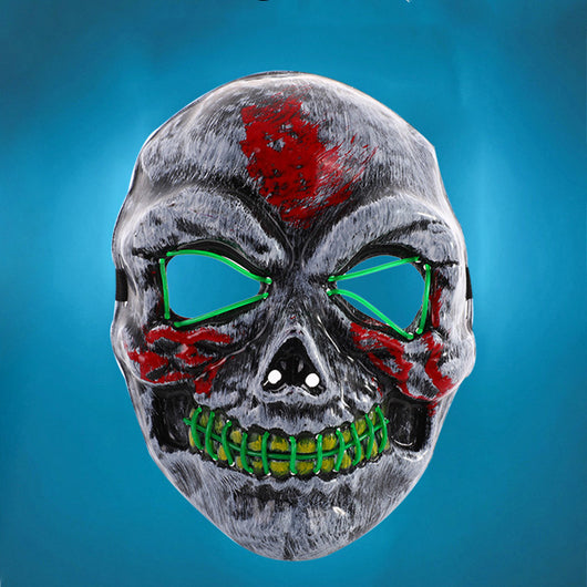 Máscara Calavera LED Luminosa de Terror para Halloween - Image 13