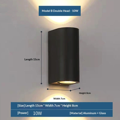 Lámpara LED Doble para Exterior - Iluminación Moderna para Patios y Jardines - Image 7