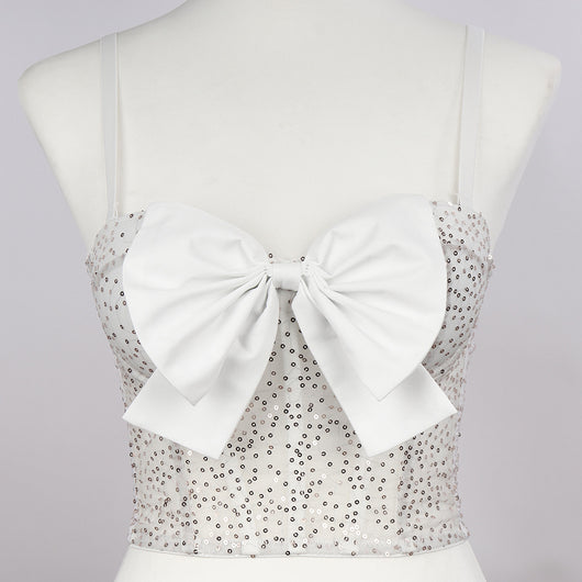 Chaleco Slim Fit Francés con Tirantes de Moño - Image 5