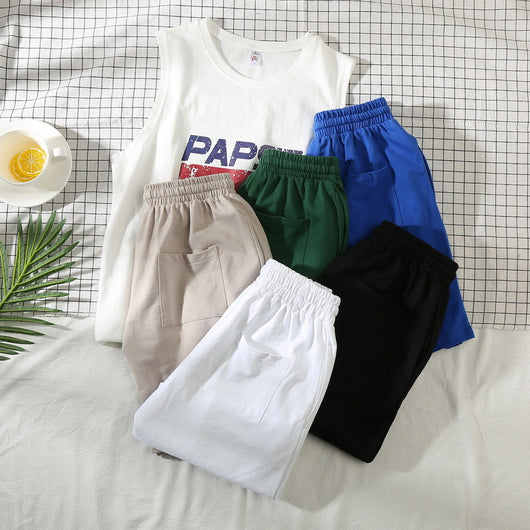 Pantalones Deportivos Sueltos para Hombre - Estilo Casual de Playa - Image 9