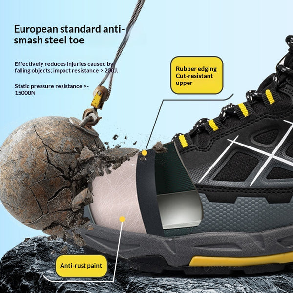 Botas de Seguridad Premium para Otoño e Invierno - Resistentes y Ligeras