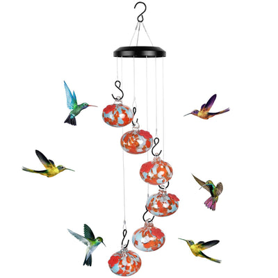 Comedero de Colibríes con Campanas de Viento Encantador - Image 9