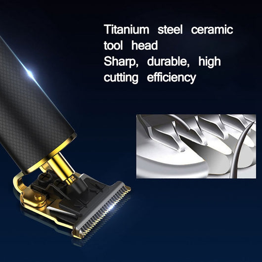 Two silver T9 shaver cutter heads, one front view and one back view, on a white background. - Image 11