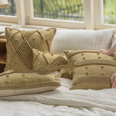 Cojín Velvet Loop Geométrico - Almohada Decorativa de Diseño Moderno - Image 8