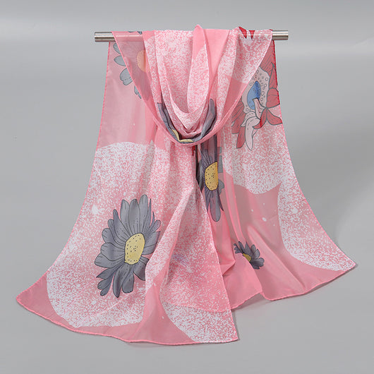 Pañuelo de Seda Chiffon Elegante para Mujer - Image 3