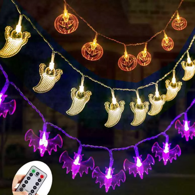 Set de 3 Linternas Decorativas de Calabaza para Halloween - Image 10