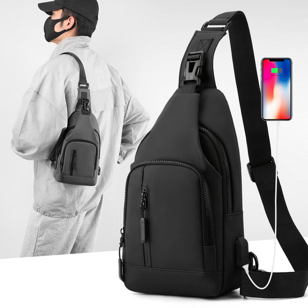 Bolsa Deportiva Impermeable para el Pecho con Múltiples Compartimentos
