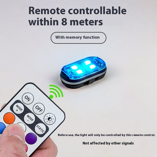 Luz de Advertencia Inalámbrica para Motocicleta con Control Remoto - Image 4