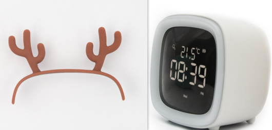 Reloj Despertador Digital con Luz Nocturna, Termómetro y Carga USB para Niños - Image 14