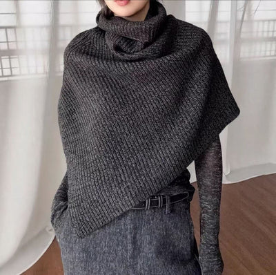 Cuello Térmico Tejido Gris Oscuro - Versátil y Elegante - Image 19