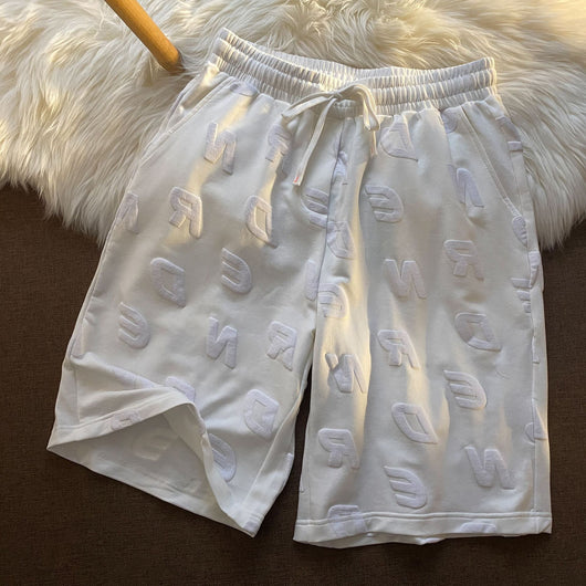 Shorts Deportivos Casuales para Mujer con Letras Completas - Image 9