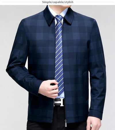 Blazer Cuadros Solapa Americana Ejecutivo Casual - Image 9