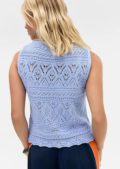 Blusa Anudada Malibu Kimchi Blue - Image 10