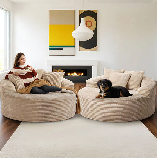 Sillón Reclinable Redondo de Diseño Moderno - Image 12