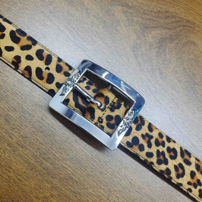 Cinturón con Hebilla Japonesa Estampado Leopardo Unisex - Image 10