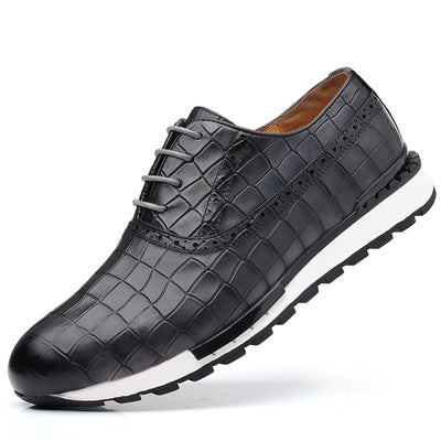 Zapatos de Cuero Nobuck para Hombre con Cordones Estilo Británico - Image 5