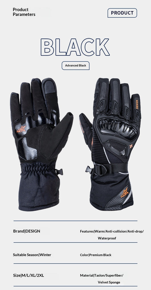 Guantes Térmicos para Motocicleta con Pantalla Táctil - Image 8