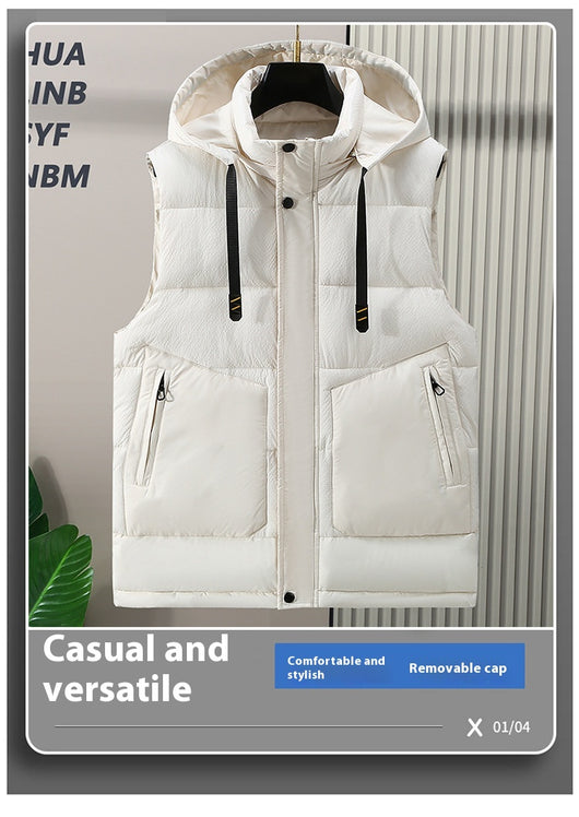 Chaleco de Invierno para Hombre con Capucha Desmontable - Image 17