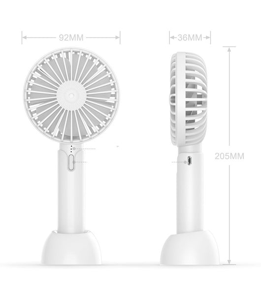Ventilador Portátil Silencioso de Escritorio - Mini Abanico Eléctrico de Mano - Image 4