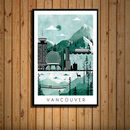 Póster Vintage de Viaje: Pintura en Lienzo de Paisaje Urbano Francés - Image 19