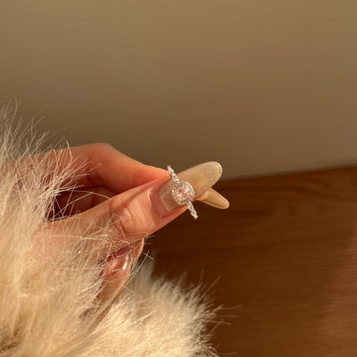 Anillo de Plata Capas Cubo para Mujer - Image 12