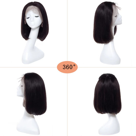 Peluca Bob Bobo con Encaje Frontal 134 - Cabello Natural 100% Humano - Image 2