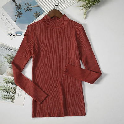 Suéter Cuello Alto Otoño Mujer - Pullover Elegante - Image 18