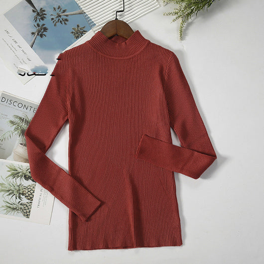 Suéter Cuello Alto Otoño Mujer - Pullover Elegante - Image 18