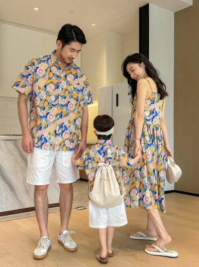Falda Estampada Efecto Tyndall con Juego Coordinado Padre-Hijo - Image 3