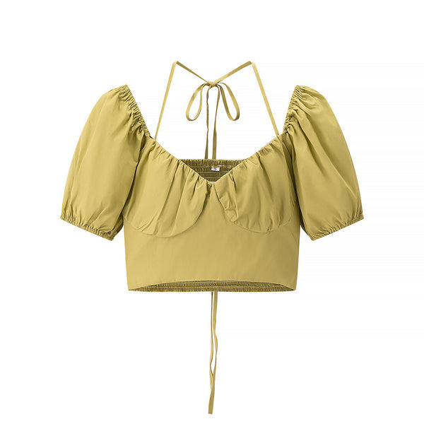 Blusa Hombros Descubiertos con Tirantes Finos - Estilo Deseo Puro