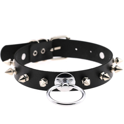 Collar Punk de Cuero Personalizado - Diseño Minimalista y Moderno - Image 27