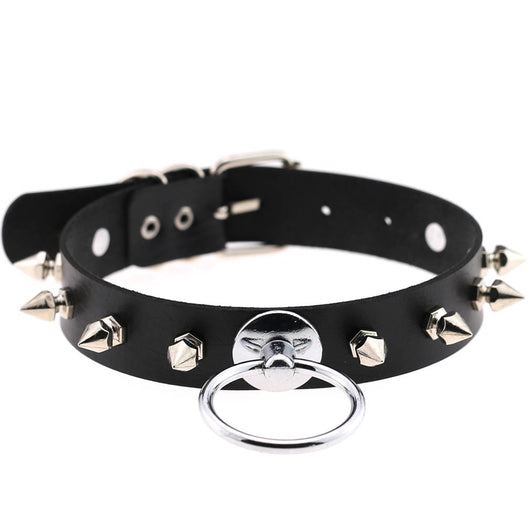 Collar Punk de Cuero Personalizado - Diseño Minimalista y Moderno - Image 27