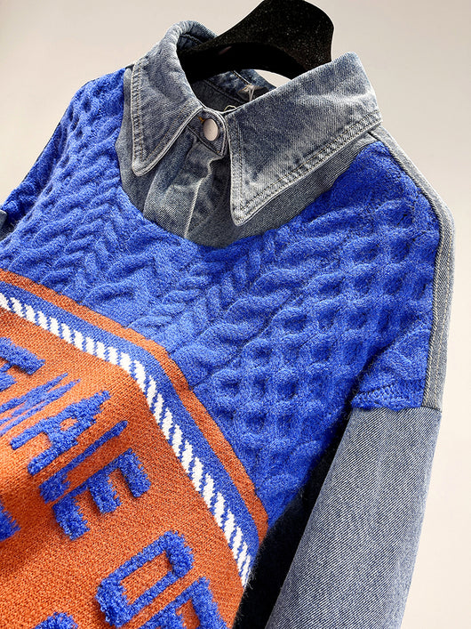 Camisa Denim Superpuesta Oversize - Estilo Urbano Desenfadado - Image 10