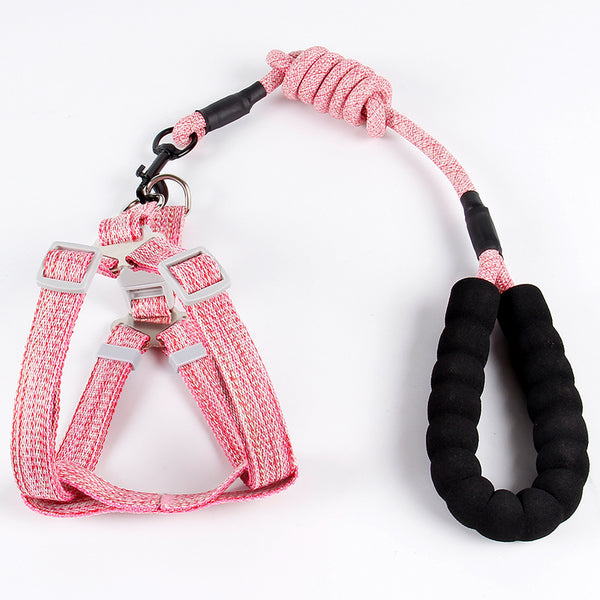Correa de Pecho Nylon para Perro con Cadena Trenzada - Diseño Fashion - Image 4