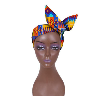 Cinta para la Cabeza Ankara Ajustable - Tela Batik Conmemorativa - Image 6