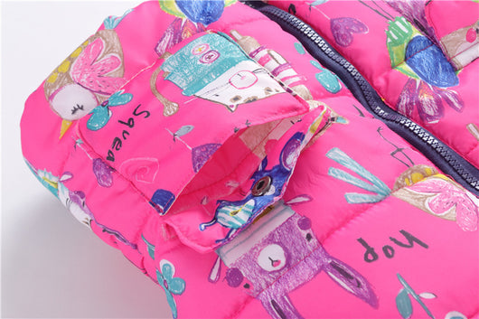 Chaqueta Acolchada con Capucha Graffiti Fashion Plus para Niños - Image 35