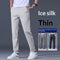 Pantalones Rectos con Cintura Elástica para Hombre